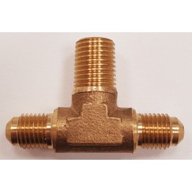 ACOPLAMIENTO TE MACHO 1/4 SAE X 1/4 GAS X 1/4 SAE