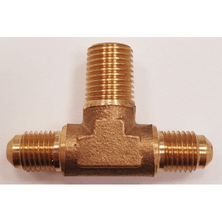 ACOPLAMIENTO TE MACHO 1/4 SAE X 1/4 GAS X 1/4 SAE