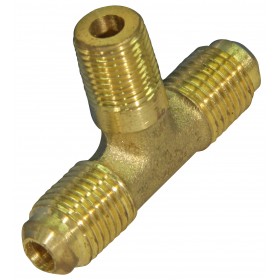 ACOPLAMIENTO TE MACHO 1/4 SAE X 1/8 GAS X 1/4 SAE