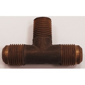 ACOPLAMIENTO TE MACHO 3/8 SAE X 1/4 GAS X 3/8 SAE