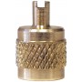 TAPON LATON  DE 1/4" CON LLAVE PARA DESMONTAR OBUS