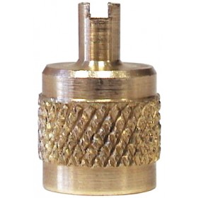 TAPON LATON  DE 1/4" CON LLAVE PARA DESMONTAR OBUS