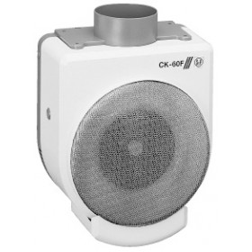 Extractor campana cocina doméstica con bandeja recoge grasas S&P CK-60F  Ø116.5mm