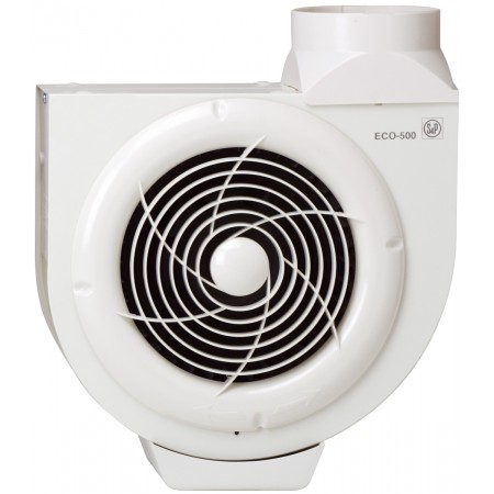 Extractor campana cocina doméstica con bandeja recoge grasas S&P ECO-500  Ø115mm