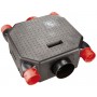 Caja ventilación chapa galvanizada helicoidal hélice aluminio 400º/2h SODECA CJTHT-125-6/12T/9-24CV motor 2 velocidades