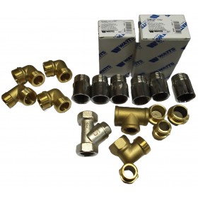 Accesorios conexión hidráulica termosifón  ESCOSOL 300 SV