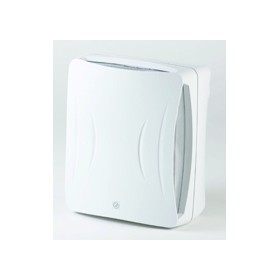 Extractor baño frontal blanco centrífugo S&P EBB-100N HT temporizador Ø100mm
