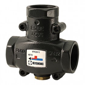 Valvula  termica para biomasa ESBE VTC511 .1-1/4".fija 55ºC