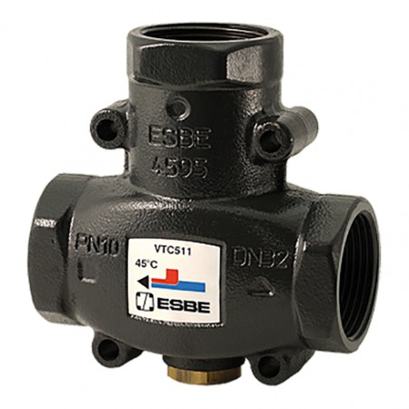 Valvula  termica para biomasa ESBE VTC511 .1".fija 60ºC