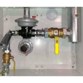 Comprar  Conjunto Para As100M Con Regulador Di Valvula Ps 55 Mbar Vis Solo Maxima GM04291 al Mejor Precio