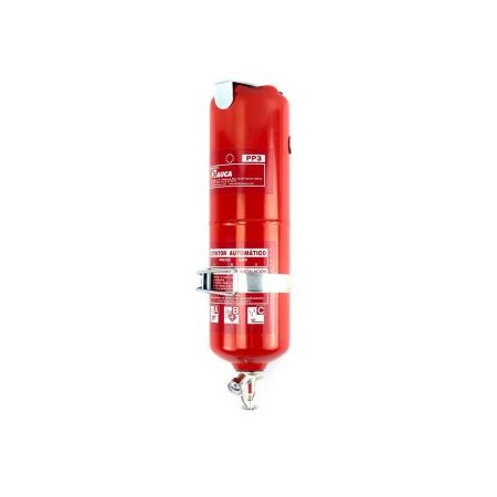 Comprar Extintor Incendios Fijo Automatico 3Kg Polvo Abc Ce Con Soporte MA31021 al Mejor Precio