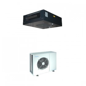 Equipo frigorífico semicompacto INTARCON silencioso para vinotecas alta temperatura evaporador con control humedad VSF-GG-1034 (