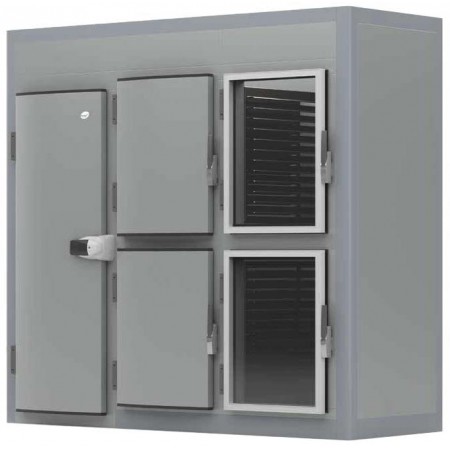 Armario modular COLDKIT MULTIMATRIX para temperatura mixta 66% positiva y 33% negativa. espesor 85mm medidas exteriores 970x2655