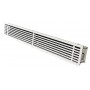 Rejilla lineal de marco reducido 12mm con regulación y aletas fijas MADEL LMT-MINI+SP 500x300mm lacada blanco y fijacion tornill