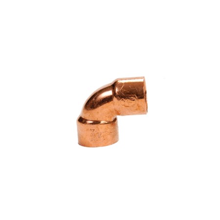 Codo 90º hembra-hembra cobre figura 90 ø18mm