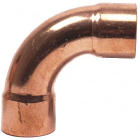 Curva 90º hembra-hembra cobre figura 2a ø22mm