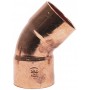 Curva 45º hembra-hembra cobre figura 41 ø22mm