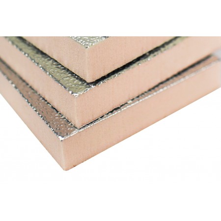 M2 conducto poliisocianurato PIR-DUCT 45kg/m3 espesor 20mm 3x1.2m