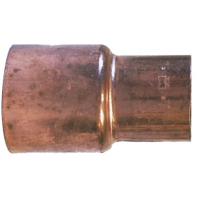 Manguito reduccion hembra-hembra cobre figura 240 ø22-18mm