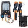 SET SMART ANALIZADOR TESTO 550S CON BLUETOOTH Y APP + 2 SONDA PINZA INALAMBRICAS. JUEGO DE 3 MANGUERAS DE LLENADO Y MALETA RIGID
