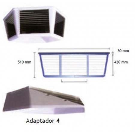 Comprar Difusor + Adaptador Agp-4 (1165X585) CL14076 al Mejor Precio