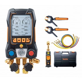 SET ANALIZADOR DIGITAL TESTO 570S CON BLUETOOTH Y APP + 2 SONDAS PINZA INALAMBRICA DE TEMPERATURA. 1 VACUOMETRO INALAMBRICO. JUE