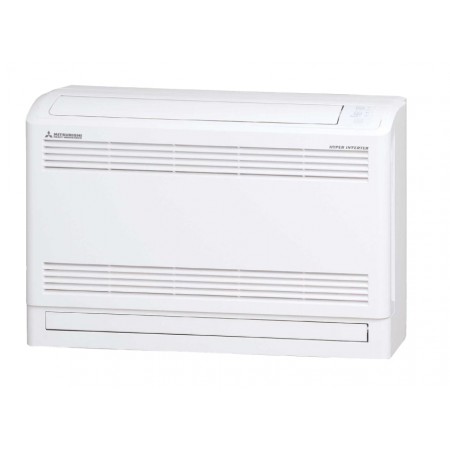 Aire acondicionado split suelo 1x1 MITSUBISHI HEAVY serie HYPER INVERTER SRF25ZS-W refrigeración 2.5kW calefacción 2.9kW R32 mon