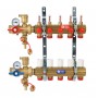 Kit de Colector Giacomini R553FK 10 circuitos con medidor de caudal. detentores y válvulas termostatizables y válvula multifunci