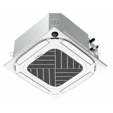 Aire acondicionado split cassette TWIN 4x1 MUNDOCLIMA MUCSR-12X4-H14 R32 refrigeración 3.52+3.52+3.52+3.52kW calefacción 3.81+3.