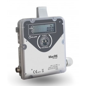 Registrador Macr6 LFOCG FL GM transmiter kit Z2 con adaptador para contador membrana ITRON con emisor de impulsos  y antena ángu