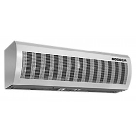 Cortina de aire SODECA ECONOMIC AC-10-E RAL 9016 1000mm monófasica 230V con batería eléctrica monófasica 230V mando a distancia 