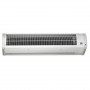 Cortina de aire S&P por radiofrecuencia COR-6-1000 N RF blanca RAL 9003 1080mm con batería eléctrica 3/6kW trifásicas 400V altur