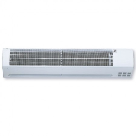 Cortina de aire S&P industrial mural gama media COR-IND M 1500 W 35 blanca RAL 9003 1686mm con batería agua 37.8kW trifásicas 40