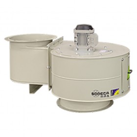Ventilador centrífugo simple aspiración motor directo rodete chapa galvanizada a reacción SODECA CBPC-1445-4T cabina pinturas im