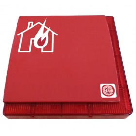 Sirena exterior a 24V CAEC para central detección de incendios