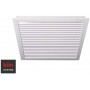 Reja retorno con cierre push para retorno MADEL DMT-KLIN 600X600mm lacada blanco