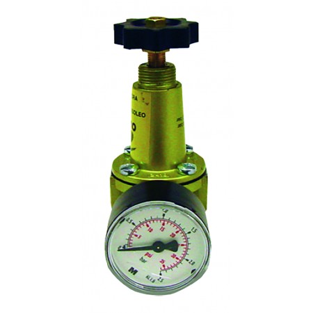 Válvula reductora presión gasóleo regulable con manómetro INPRO 1500L/h 1/2"