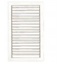 Reja retorno con regulación y aletas fijas a 45º MADEL EMT-AR+SP 900x300mm lacada blanco