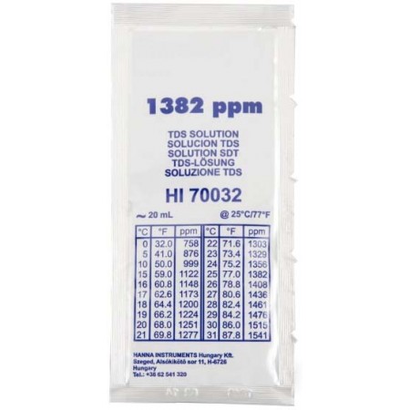 230ml Solución calibración TDS a 1382ppm HANNA HI70032P