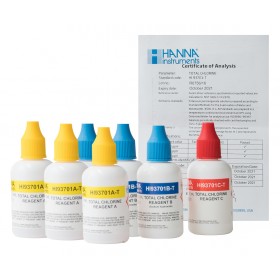 300 Test Reactivo cloro total HANNA HI93701-T