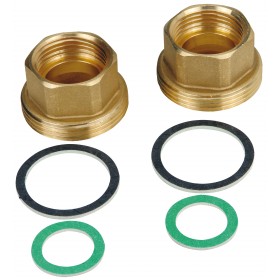Kit de conexion a colectores para grupos hidraulicos 1"x1.1/2" -bolsa dos unidades-