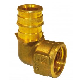 Codo 90º Q&E  terminal hembra Ø20 circuitos 1/2" 1023024
