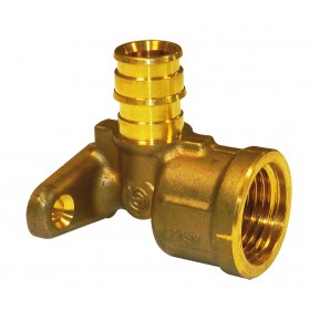 Codo 90º Q&E  base hembra fijación corto Ø20 circuitos 1/2" 1023035