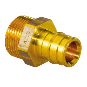 Racor fijo macho Uponor Q&E Ø16 circuitos 3/4" 1033436