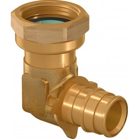 Codo tuerca móvil Uponor Q&E Ø25 circuitos 3/4" 1047882