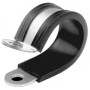 Abrazadera ESCOFIX acero Inox. fijación lateral tubo 7/8" Ø21mm