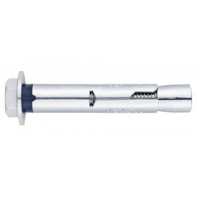 Taco metálico anclaje hormigón espirro ESCOFIX 10C con tornillo y arandela M8x60mm