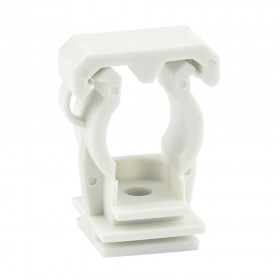 Abrazadera polipropileno ESCOFIX simple montaje guia M6 Ø22mm