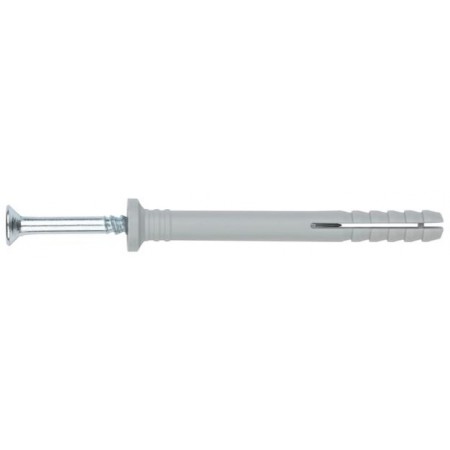 Caja 100 uds taco golpeo ESCOFIX collar recto 5x30mm