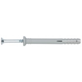 Caja 100 uds taco golpeo ESCOFIX collar recto 6x40mm